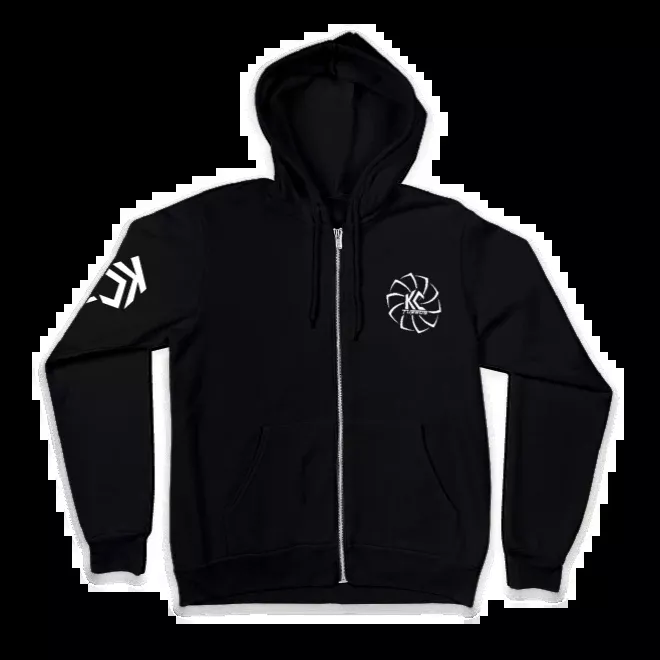 "The Boss" Unisex, Right Sleeve Print - Zip Up Hoodie
