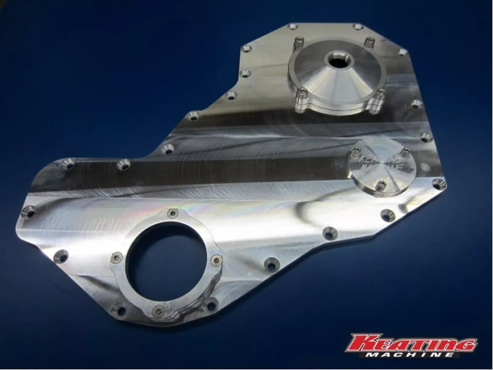 Keating Machine 012510-3 Billet Timing Front Cover, 1993-1998 Dodge Ram 5.9L Cummins, 12 Valve