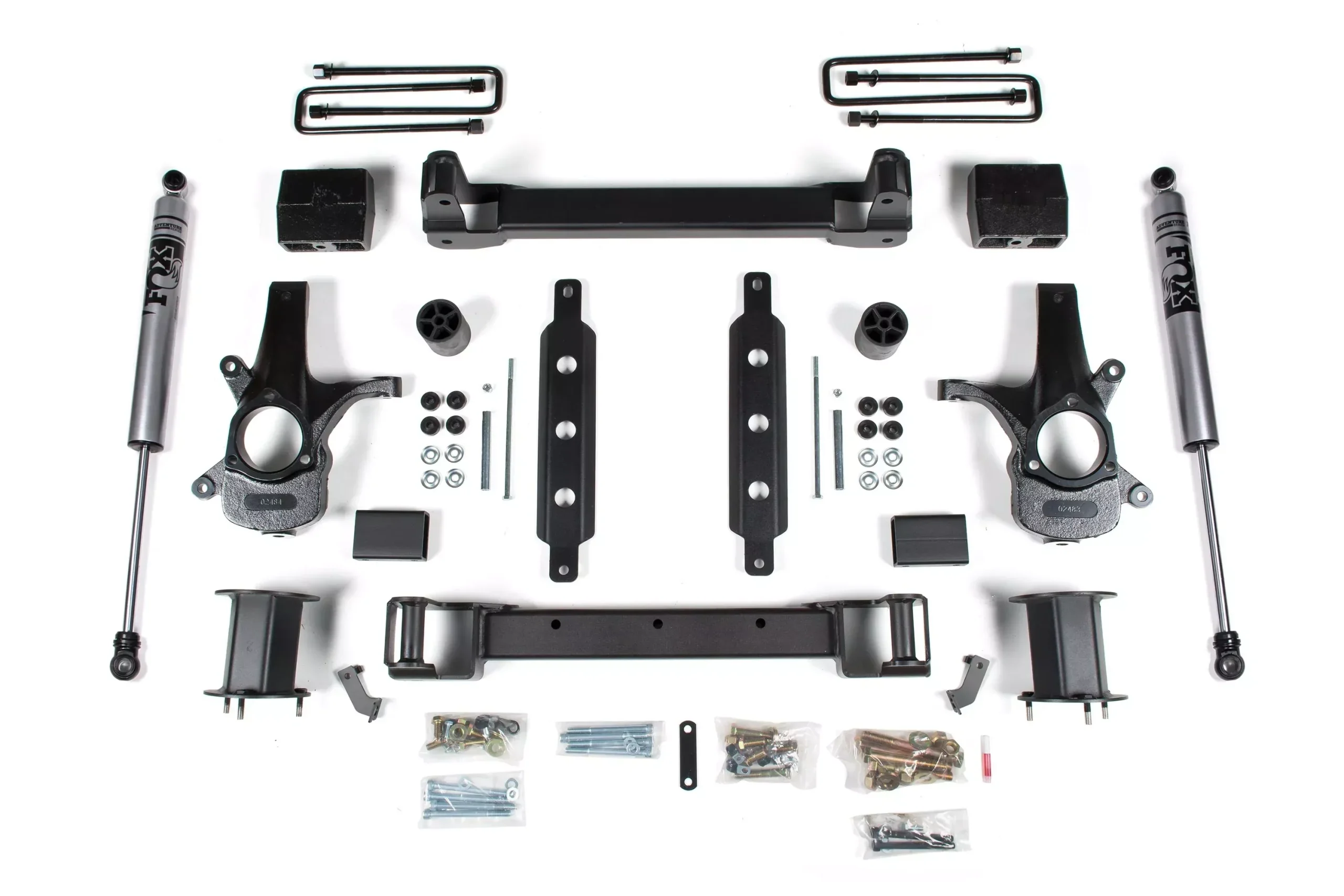 Zone Offroad 6.5 Inch Lift Kit For 2014-2018 Chevrolet/GMC Silverado/Sierra 1500 2WD Cast Steel Control Arms