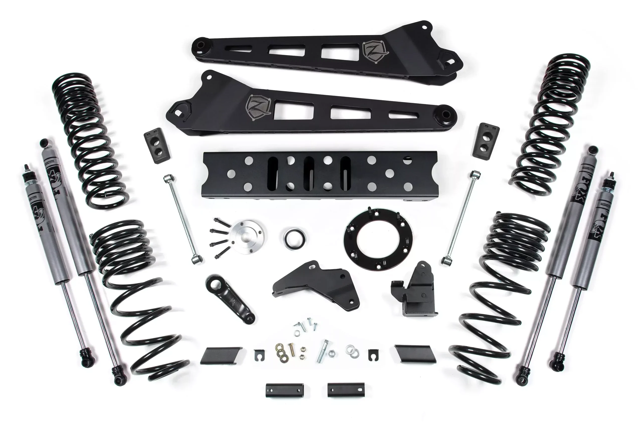 Zone Offroad 6.5 Inch Lift Kit with Radius Arms and FOX Shocks For 2019-2024 Ram 2500 6.7L Cummins 4WD