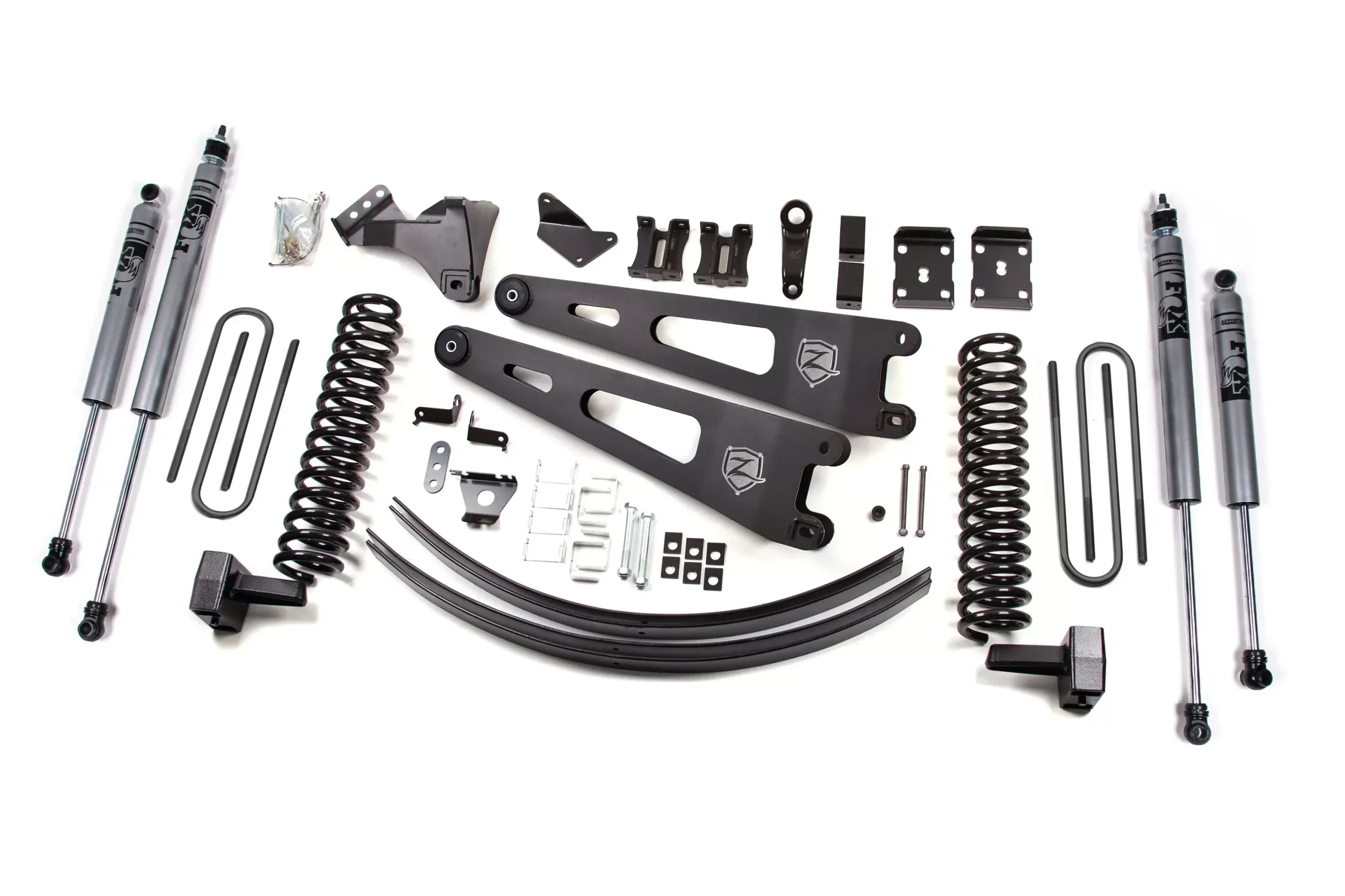 Zone Offroad 6 Inch Radius Arm Lift Kit with FOX Shocks For 2011-2016 Ford F-250/F-350 with Factory Overload